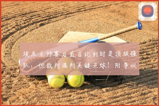 埃及主帅赛后直言比利时是顶级强队，但裁判漏判关键点球！附争议判罚回放与2026前景解析